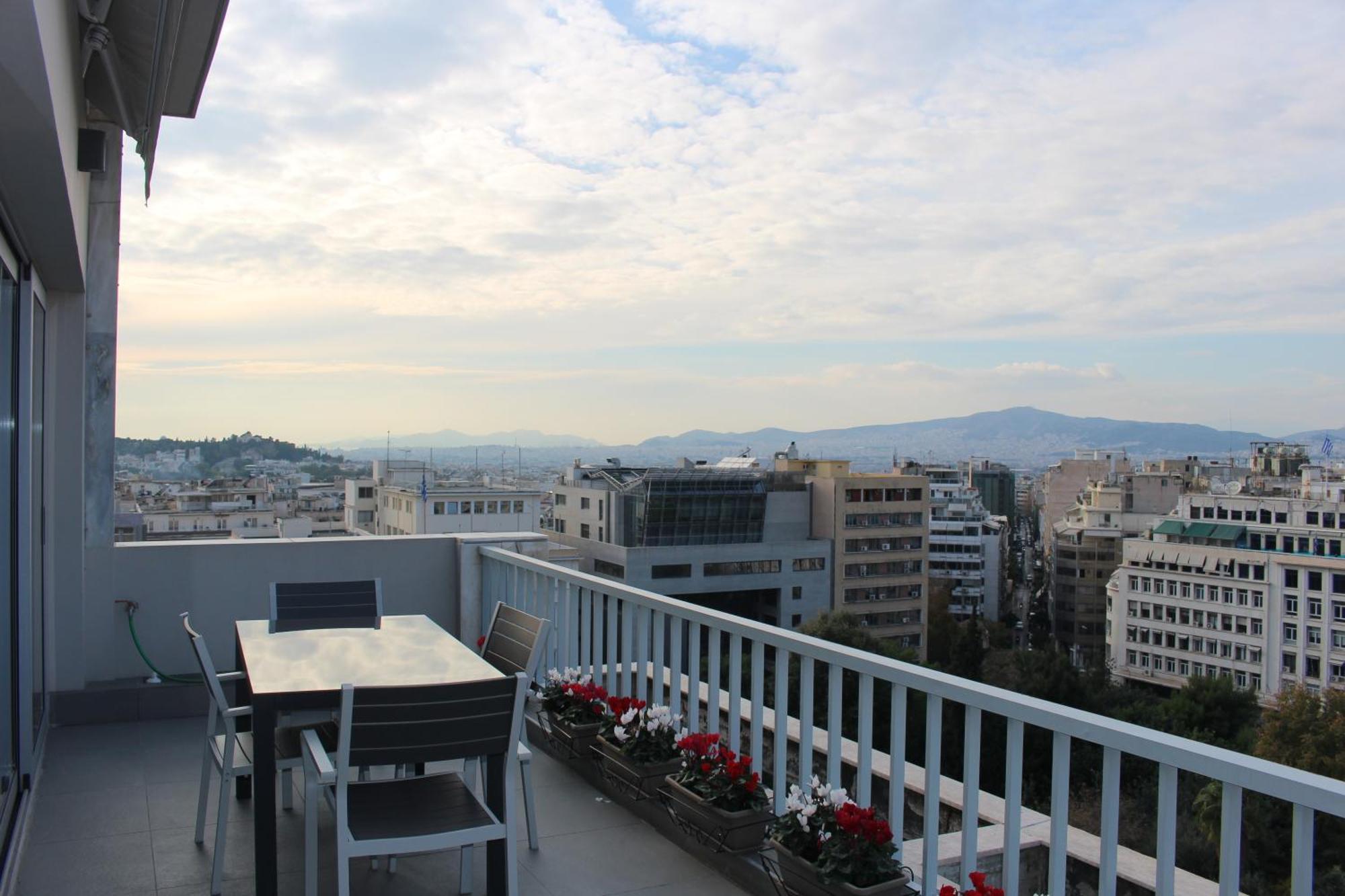 Central Athens Loft Eksteriør bilde